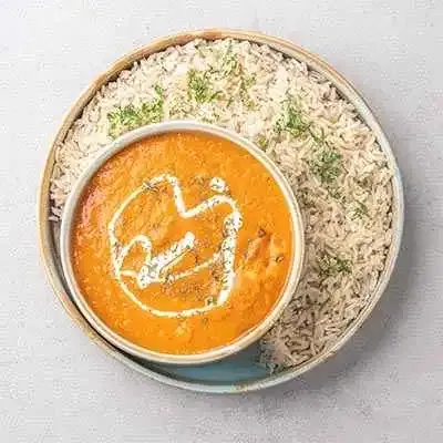 Meals on Me's Signature Butter Chicken with Coriander Brown Rice Mix