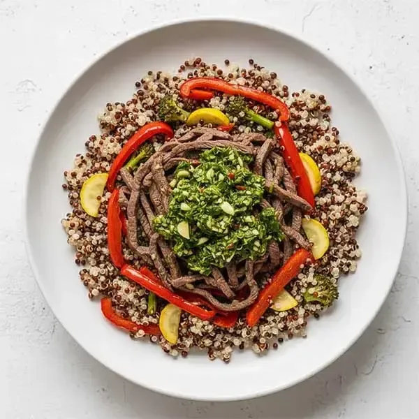 Beef Chimichurri Steak & Quinoa Bowl