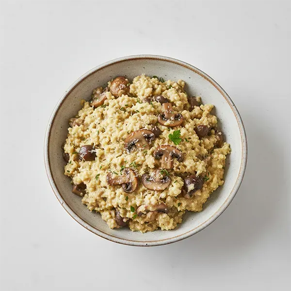 Cauliflower "Risotto" with Truffle & Wild Mushrooms