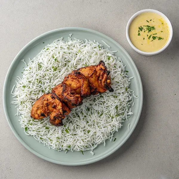 Chicken Tikka with Minted Pilaf