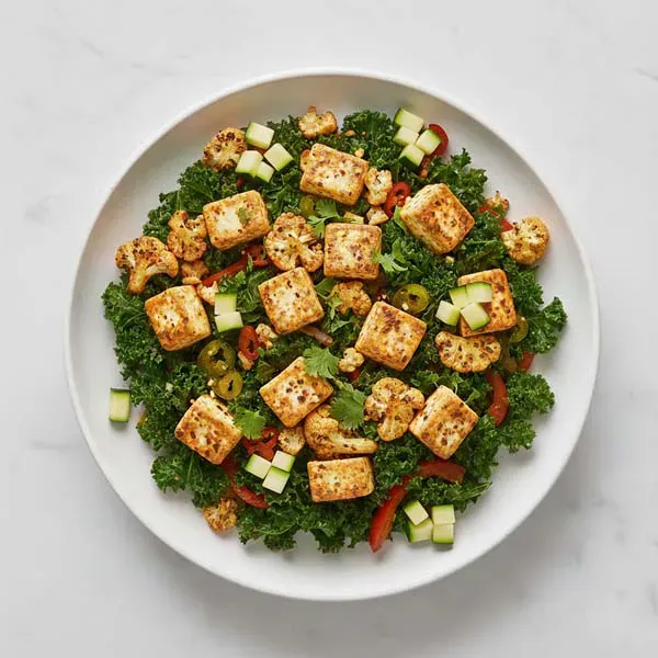 Claypot Cottage Cheese With Kale Vegetable Mix