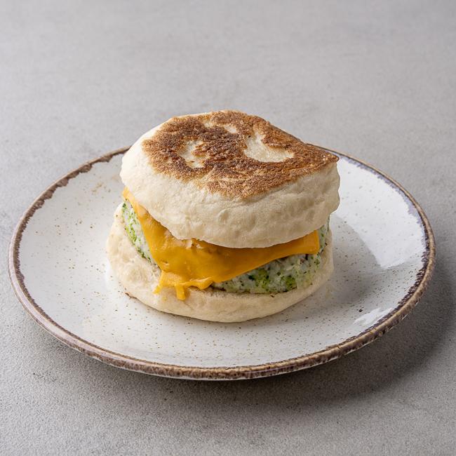 English Muffins & Chickpeas Sandwich