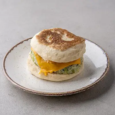 English Muffins & Chickpeas Sandwich