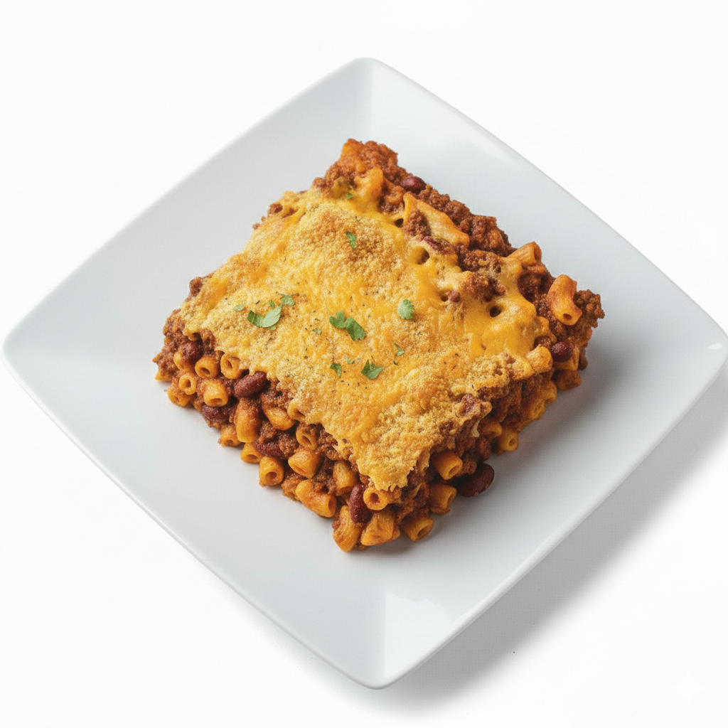 Beef & Bean Macaroni Casserole