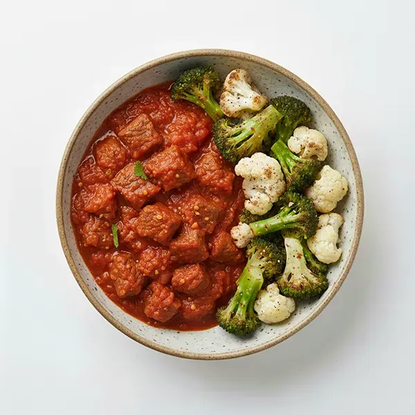 Georgian Beef Chashushuli With oven Roasted Dual Florets