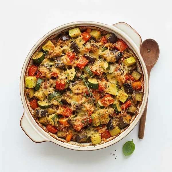 Ratatouille Quinoa Gratin